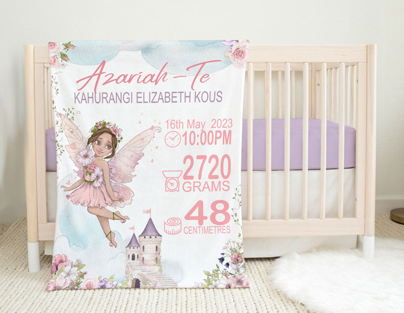 Fairy Garden Birth Blanket