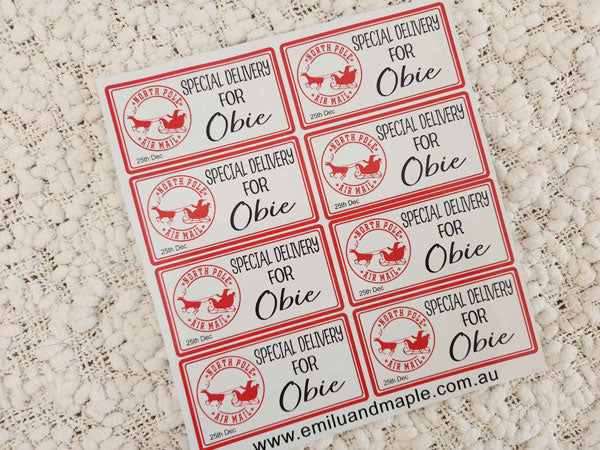 Special Delivery Labels