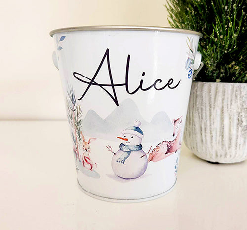 Winterland Christmas Bucket