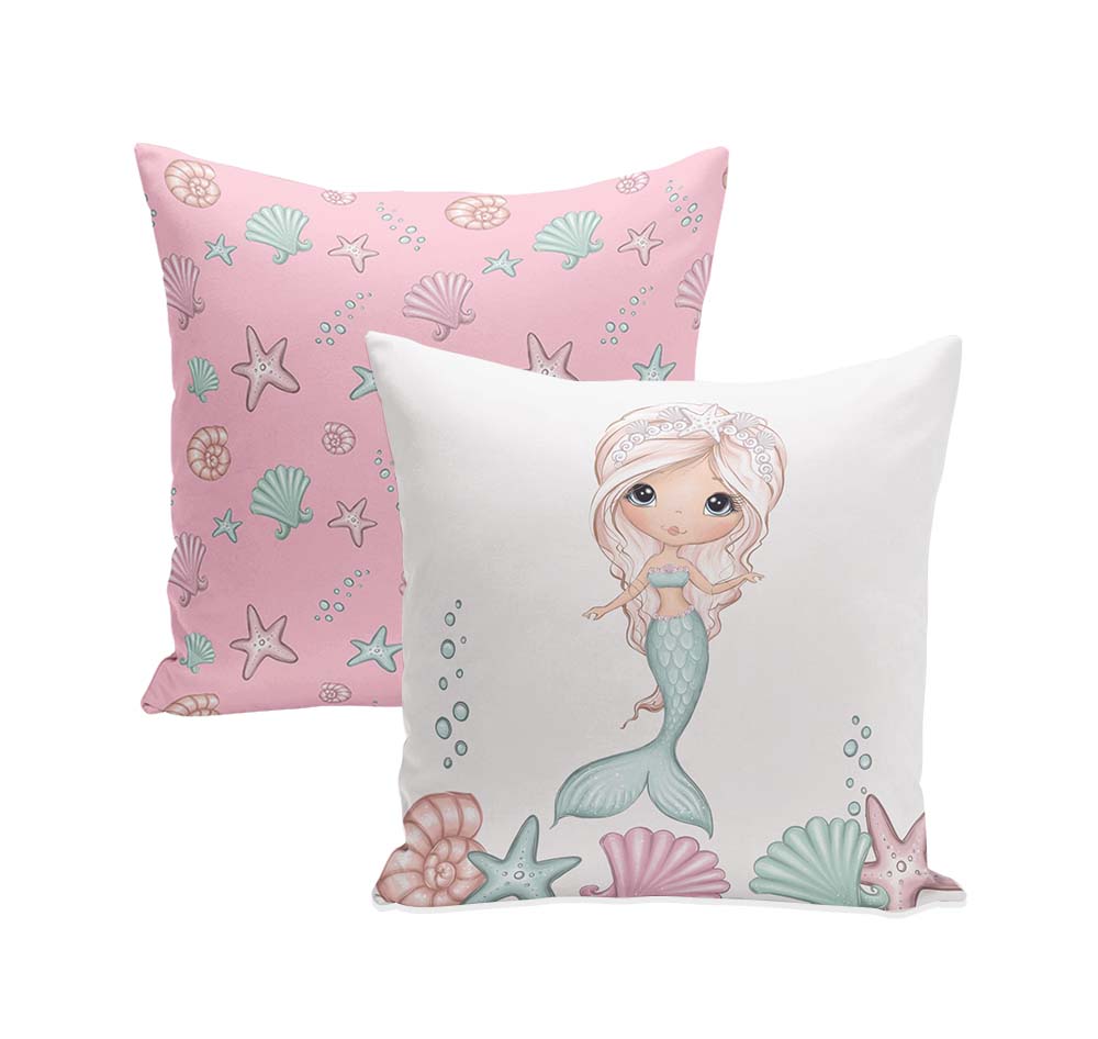 Alesea Mermaid Double Print Cushion