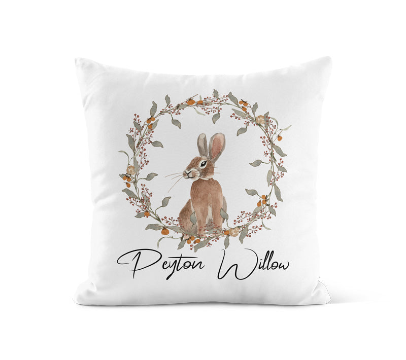 Bunny Wreath Cushion