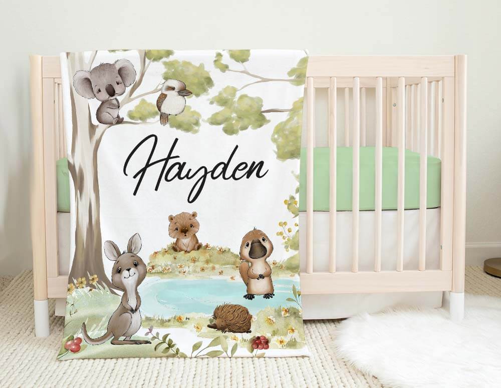 Down Under Minky Blanket