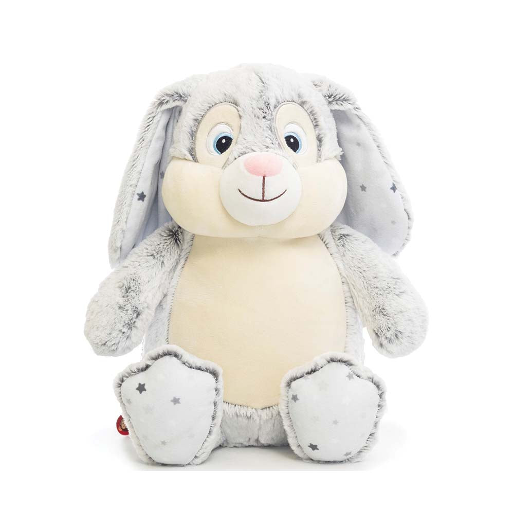 Grey Glimmer Bunny Plush