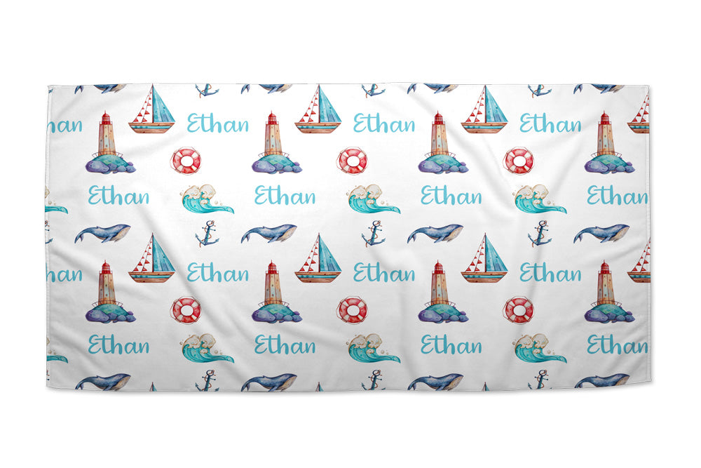 Nautical - Beach Towel
