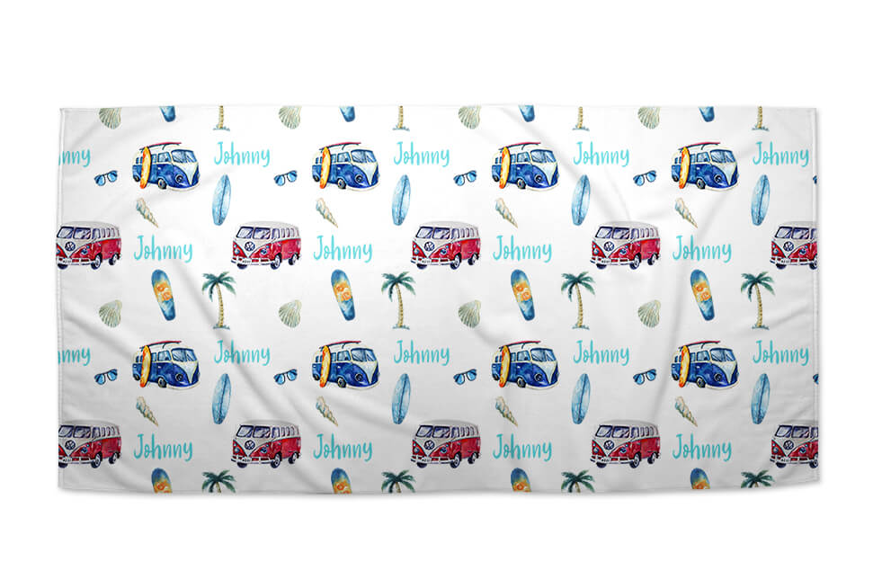 Sand and Surf- Beach Towel