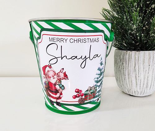 Santa's Wish Christmas Bucket