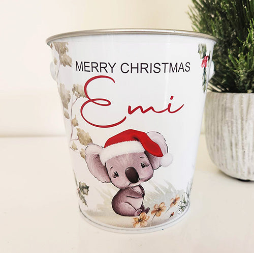 Christmas Koala Christmas Bucket